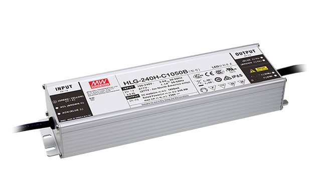 MEAN WELL LED Driver, 59 → 119V Output, 250W Output, 2.1A Output, Constant Current Dimmable
