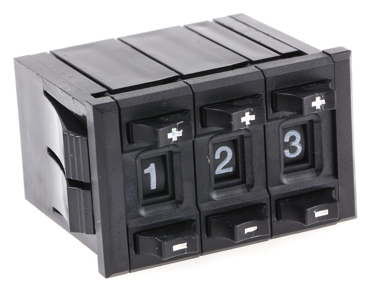 Bourns 3680 100kΩ Digital Display Precision Potentiometer 10-Turns 2-Gang Panel Mount, 3683S-1-104L