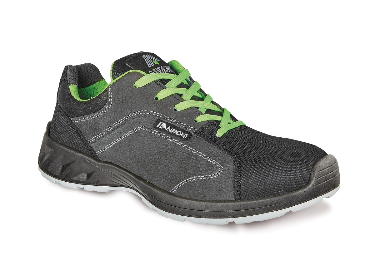 AIMONT SHRIKE DM20164 Men's Green Composite Toe Capped Safety Trainers, UK 12, EU 47