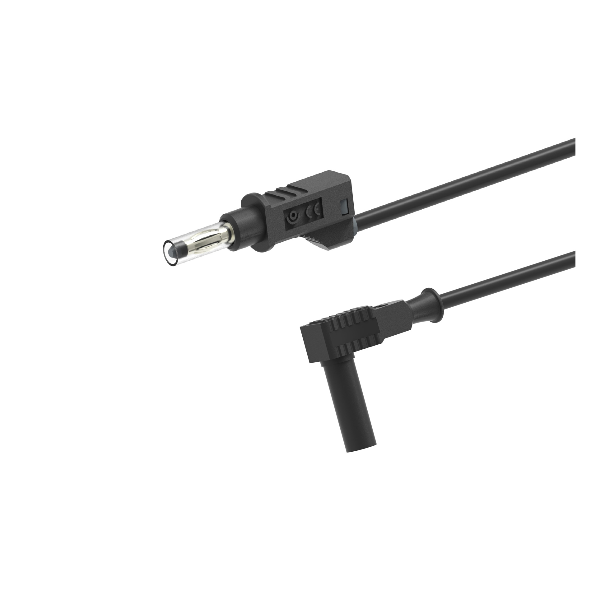 Electro PJP Plug, 12A, 600V, Black, 50cm Lead Length