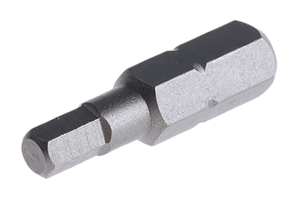 RS PRO Hexagon Screwdriver Bit, 4 mm Tip