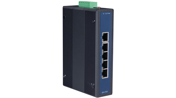 Advantech EKI Series DIN Rail, Wall Unmanaged Ethernet Switch, 5 RJ45 Ports, 1000Mbit/s Transmission, 12 → 48V dc