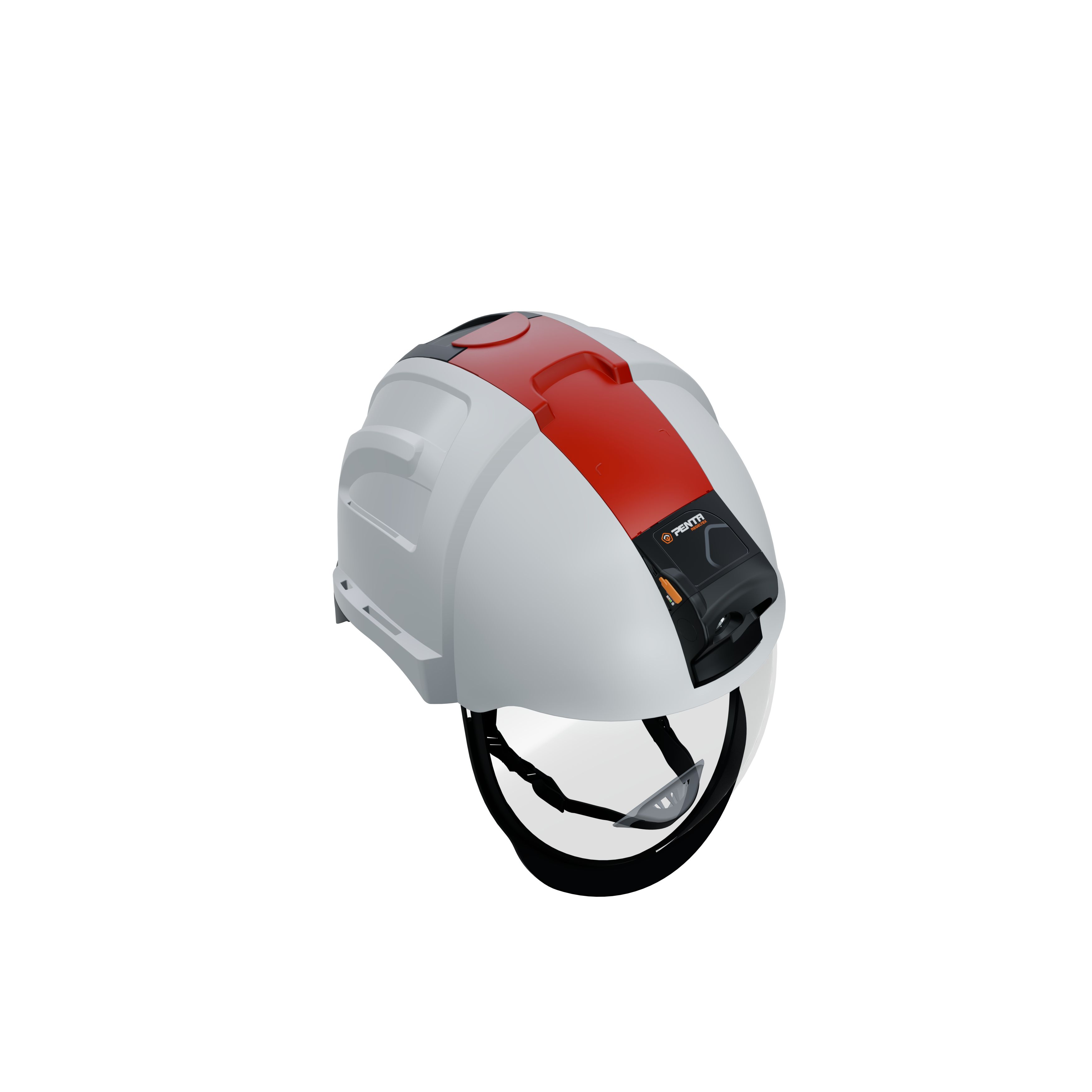 Penta ABS Black, Red Hard Hat Light, Penta Helmets