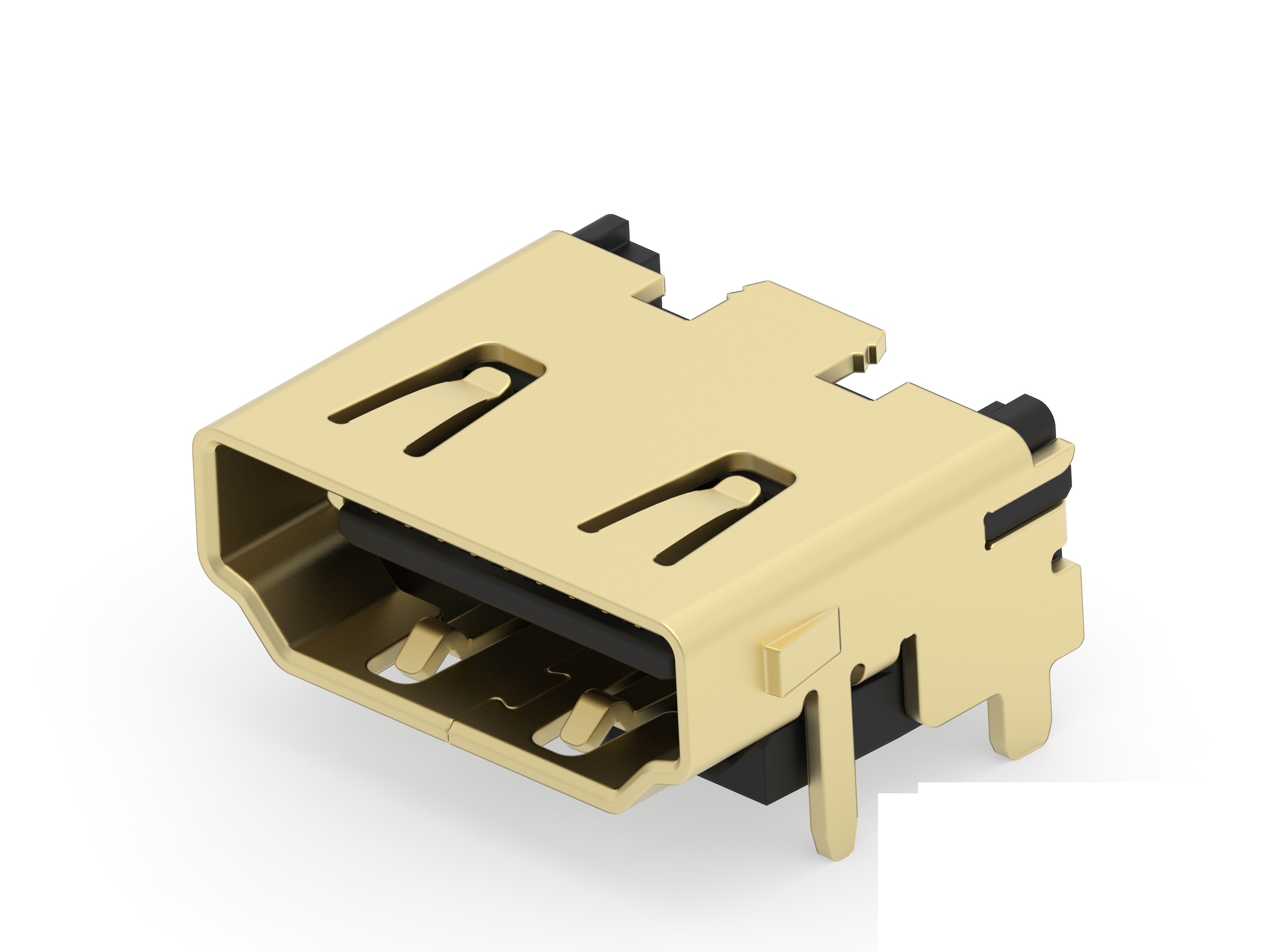 TE Connectivity 1.6 mm 19 Way Right Angle HDMI Connector