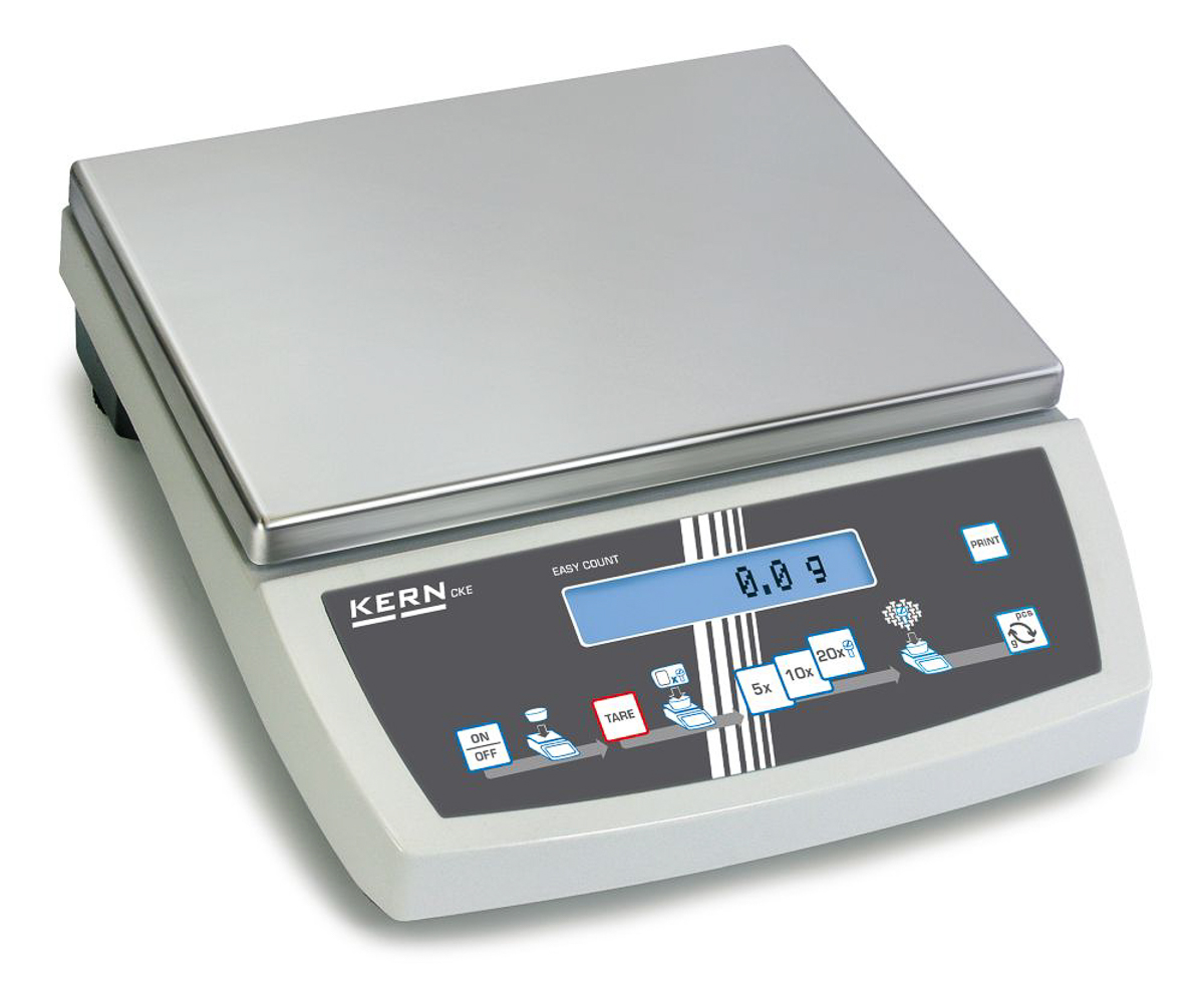 Kern CKE 36K0.1 Counting Weighing Scale, 36kg Weight Capacity, With RS Calibration