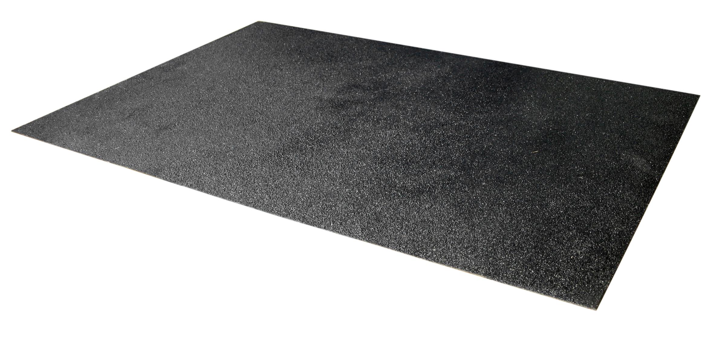 RS PRO Black Anti-Slip Flooring Glass Fibre Reinforced Plastic, Silicone Carbide Mat, Grit Finish 1.2m x 0.8m x 5mm
