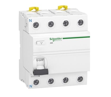 Schneider Electric Acti9 iIDK RCCB, 25A, 4 Pole, 300mA, Type AC, 380 → 415V ac