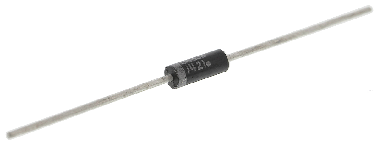 onsemi, 3.3V Zener Diode 5% 5 W Through Hole 2-Pin DO-15
