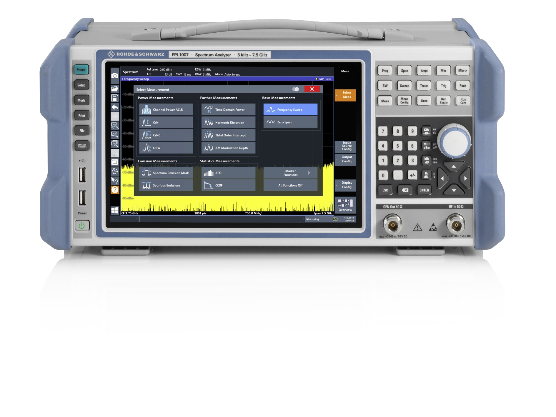 Rohde & Schwarz FPL1007 Desktop Spectrum Analyser Bundle, 40MHz