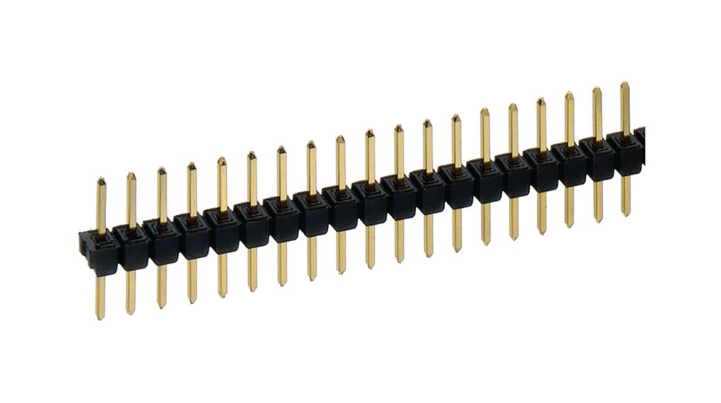 Fischer Elektronik SL Series Straight Through Hole PCB Header, 36 Contact(s), 2.54 mm Pitch, 1 Row, Unshrouded