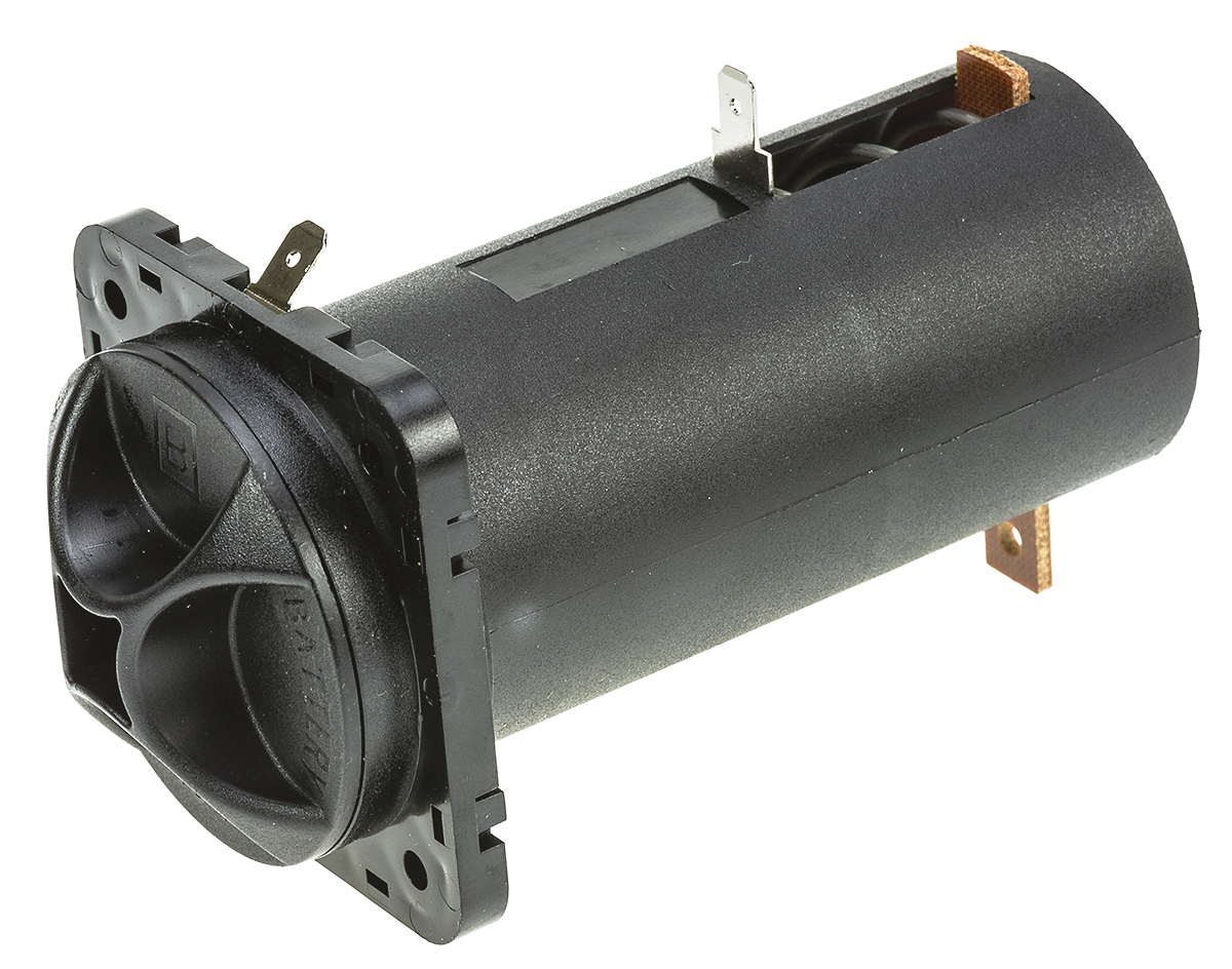 Bulgin D Battery Holder, Solder Tag Contact