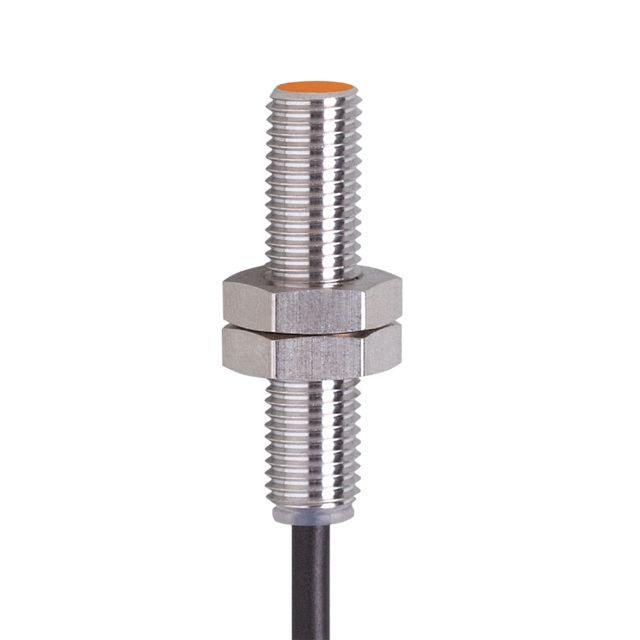 ifm electronic Inductive Threaded Barrel Proximity Sensor, M8, 1 mm Detection, PNP NO, 10 → 36 V dc