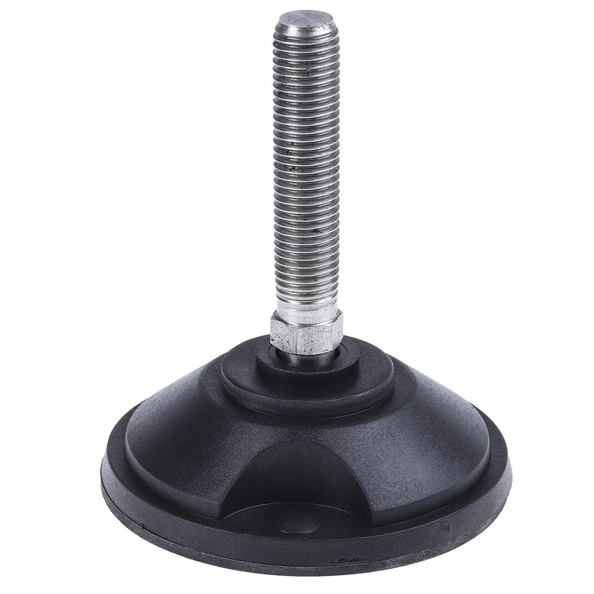 Nu-Tech Engineering M16 PA Reinforced Nylon Adjustable Foot, 2000kg Static Load Capacity 10° Tilt Angle