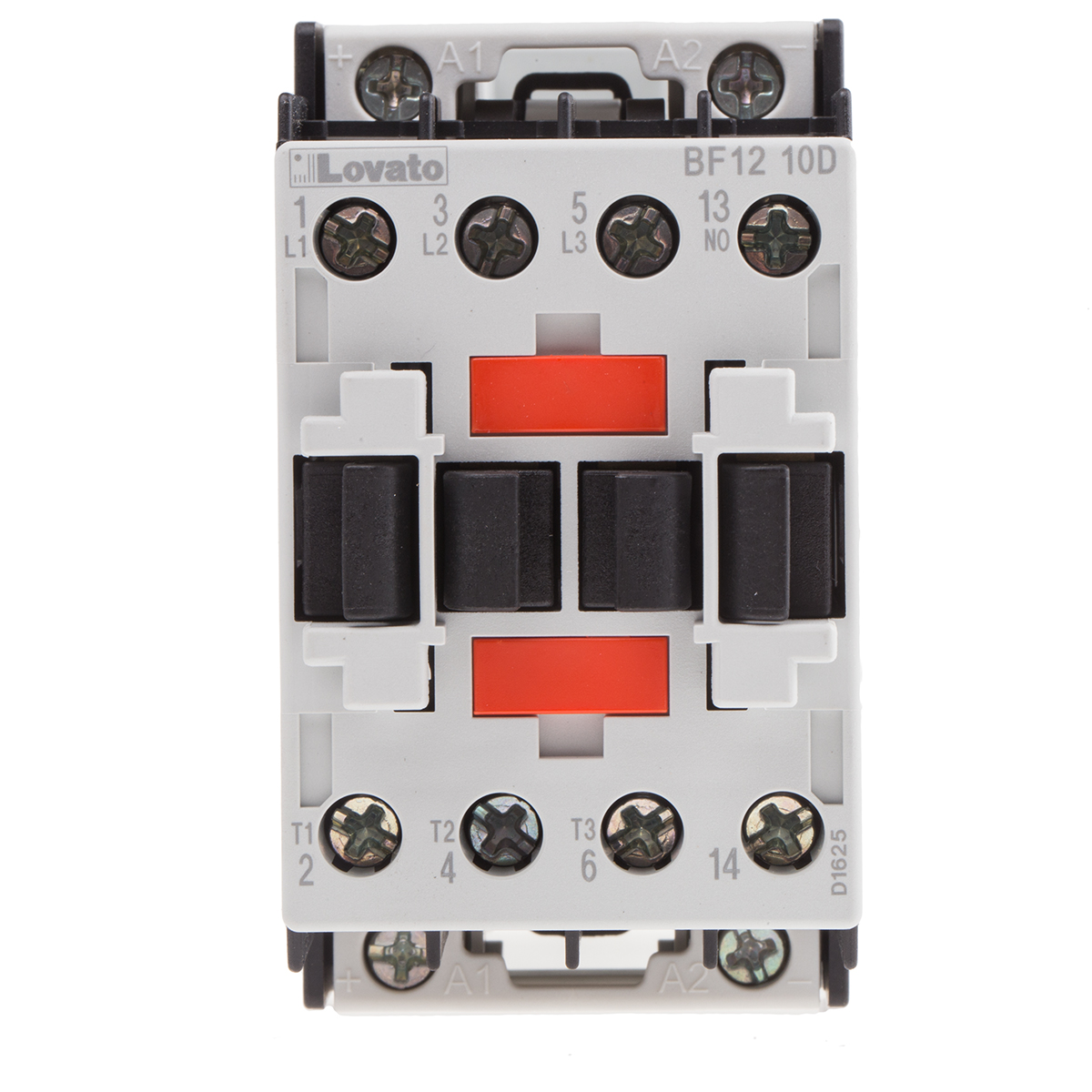 Lovato Orange BF Contactor, 24 V dc Coil, 3-Pole, 12 A, 5.5 kW, 3NO, 440 V ac