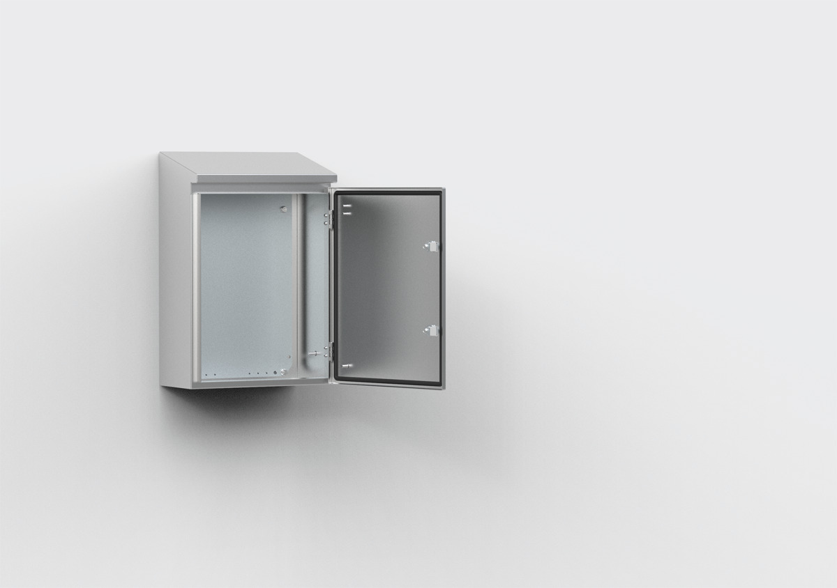 nVent HOFFMAN 304 Stainless Steel, 316 Stainless Steel Wall Box, IP66, 500 mm x 500 mm x 210mm
