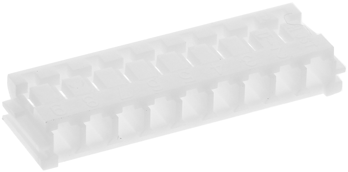 JST, EH Female Connector Housing, 2.5mm Pitch, 9 Way, 1 Row