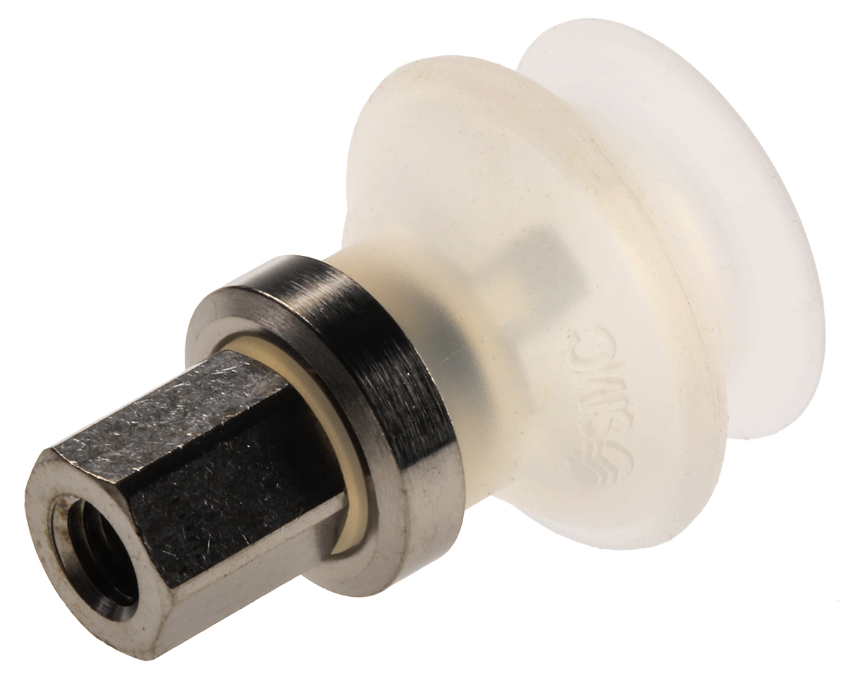 SMC 16mm Bellows Silicon Rubber Suction Cup ZPT16BS-B5, M5 x 0.8