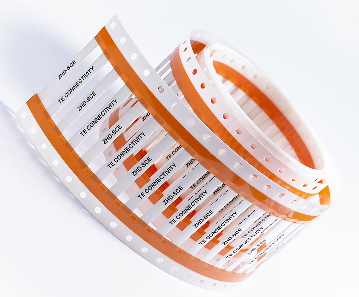 TE Connectivity ZHD-SCE White Heatshrink Labels, 50mm Width, 250 Qty