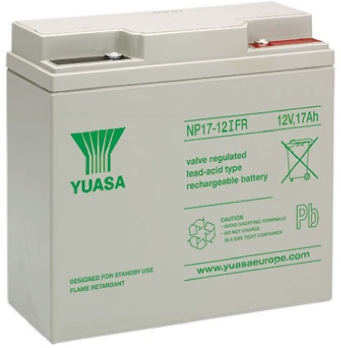 Yuasa 12V M5 Sealed Lead Acid Battery, 17Ah