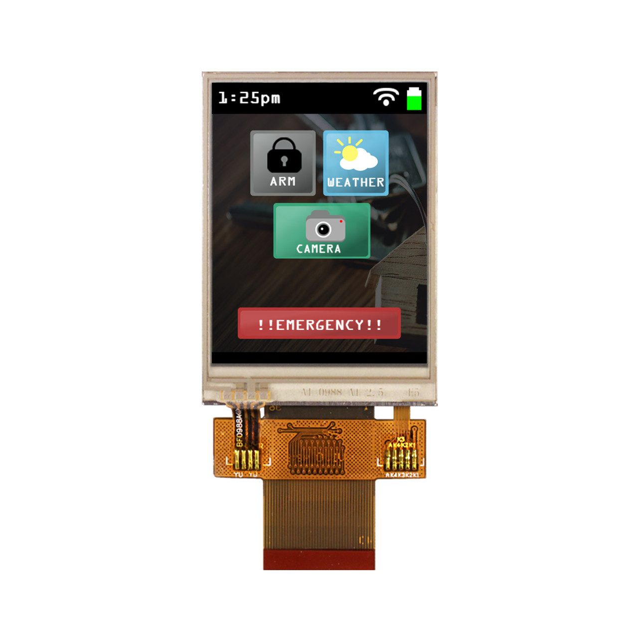 NEWHAVEN DISPLAY INTERNATIONAL NHD-2.4-240320CF-CTXI#-F TFT LCD Colour Display, 2.4in, 240 x 320pixels