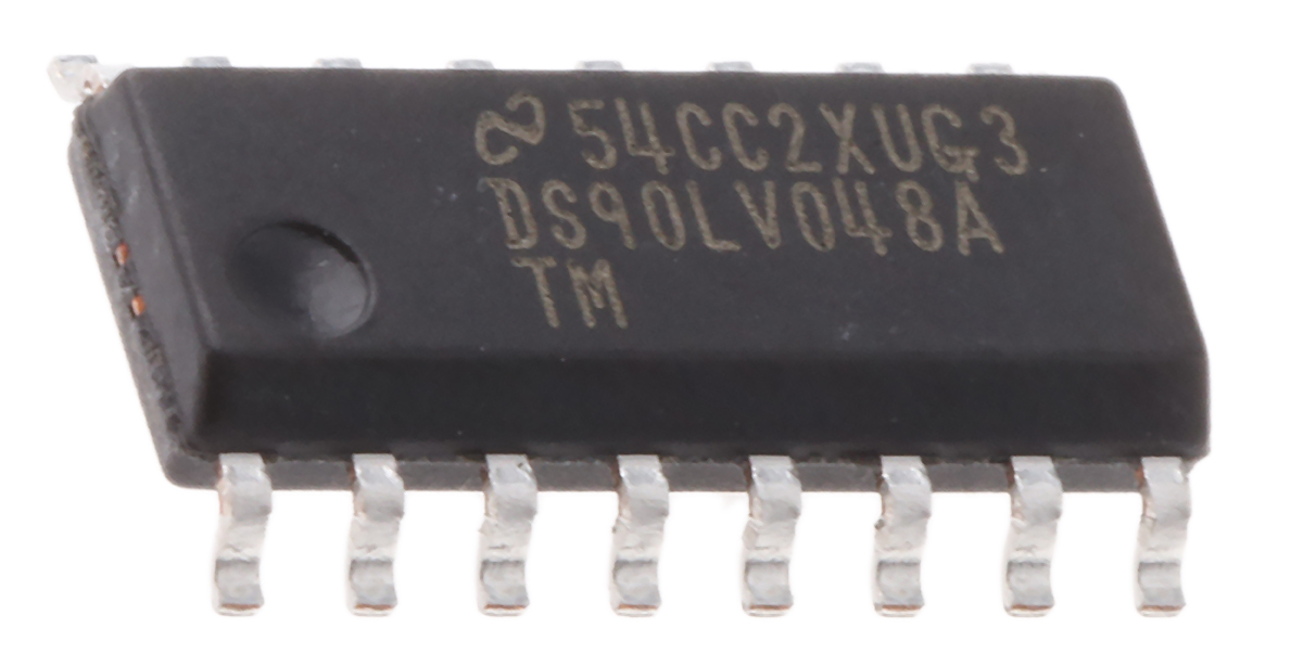 Texas Instruments DS90LV048ATM/NOPB, LVDS Receiver Quad LVTTL, 16-Pin SOIC