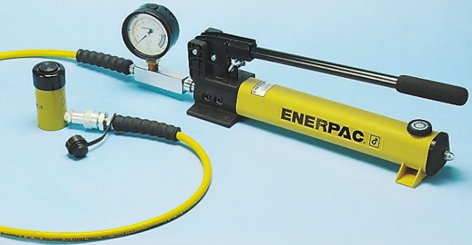 Enerpac SCR102H, Two Speed, Hydraulic Hand Pump, 10t, 54mm Cylinder Stroke, 700 bar