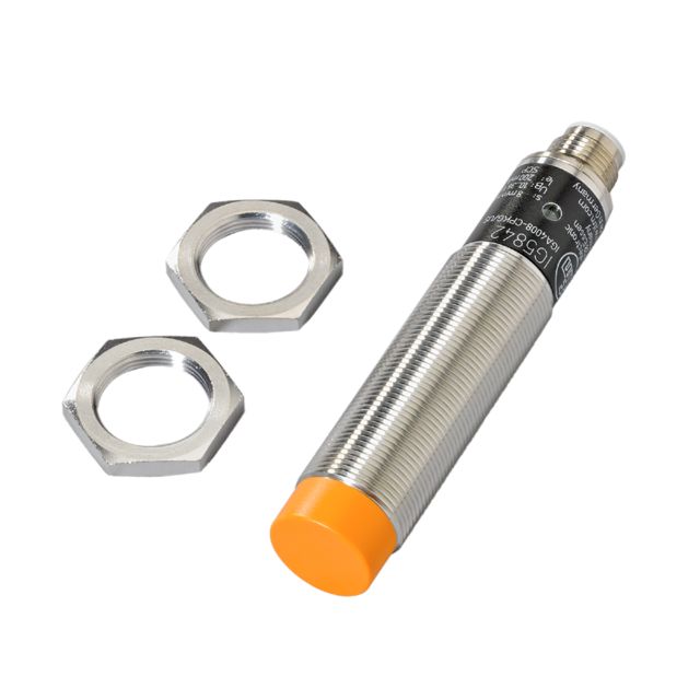 ifm electronic Inductive Threaded Barrel Proximity Sensor, M18, 8 mm Detection, NPN NO, 10 → 36 V dc