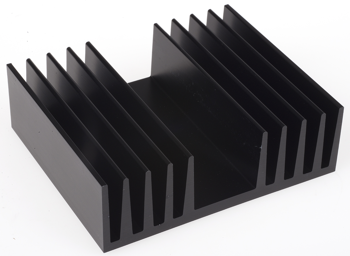 AAVID THERMALLOY Heatsink, Universal Rectangular Alu, 1.1K/W, 100 x 120 x 37mm