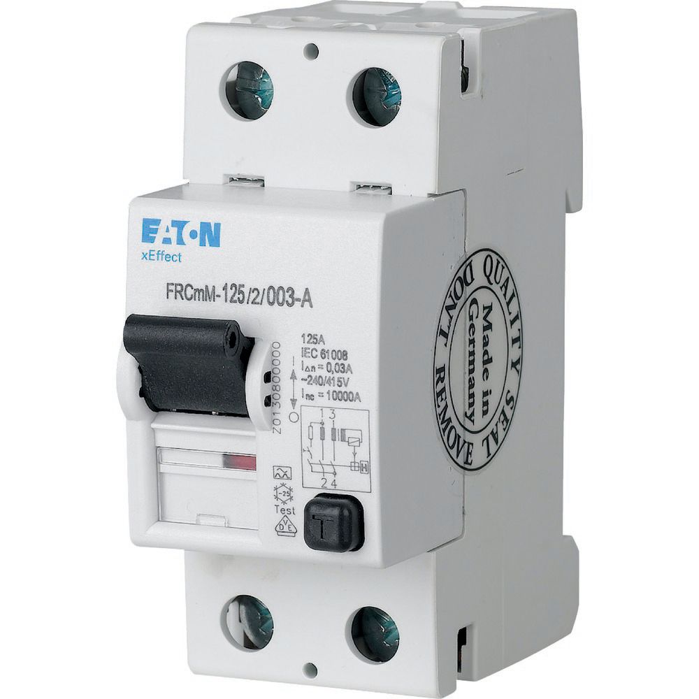 Eaton xEffect - FRCmM-125 Type A RCCB, 125A, 2 Pole, 100mA, Type A, 240V ac