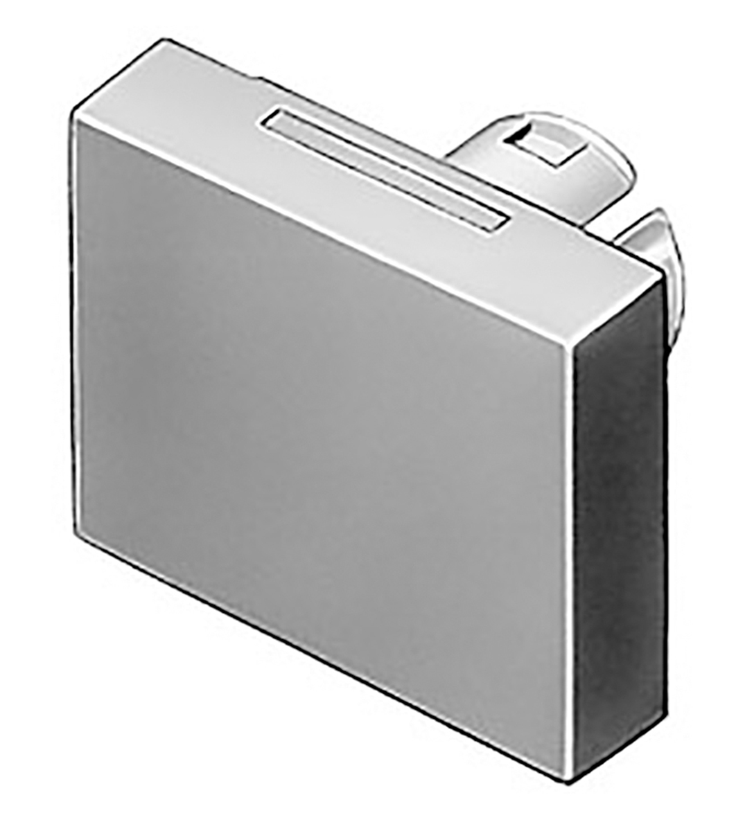 EAO Red Rectangular Push Button Lens for Use with Series 51 Switches