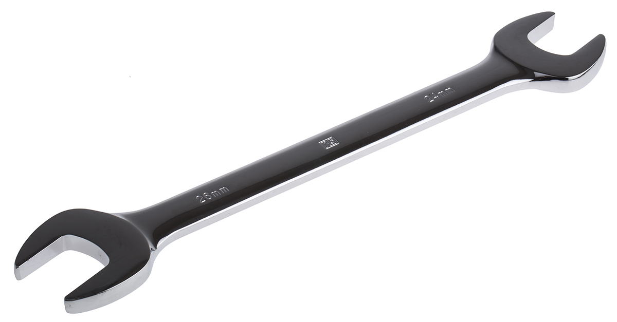 RS PRO Double Ended Open Spanner, 24mm, Metric, Double Ended