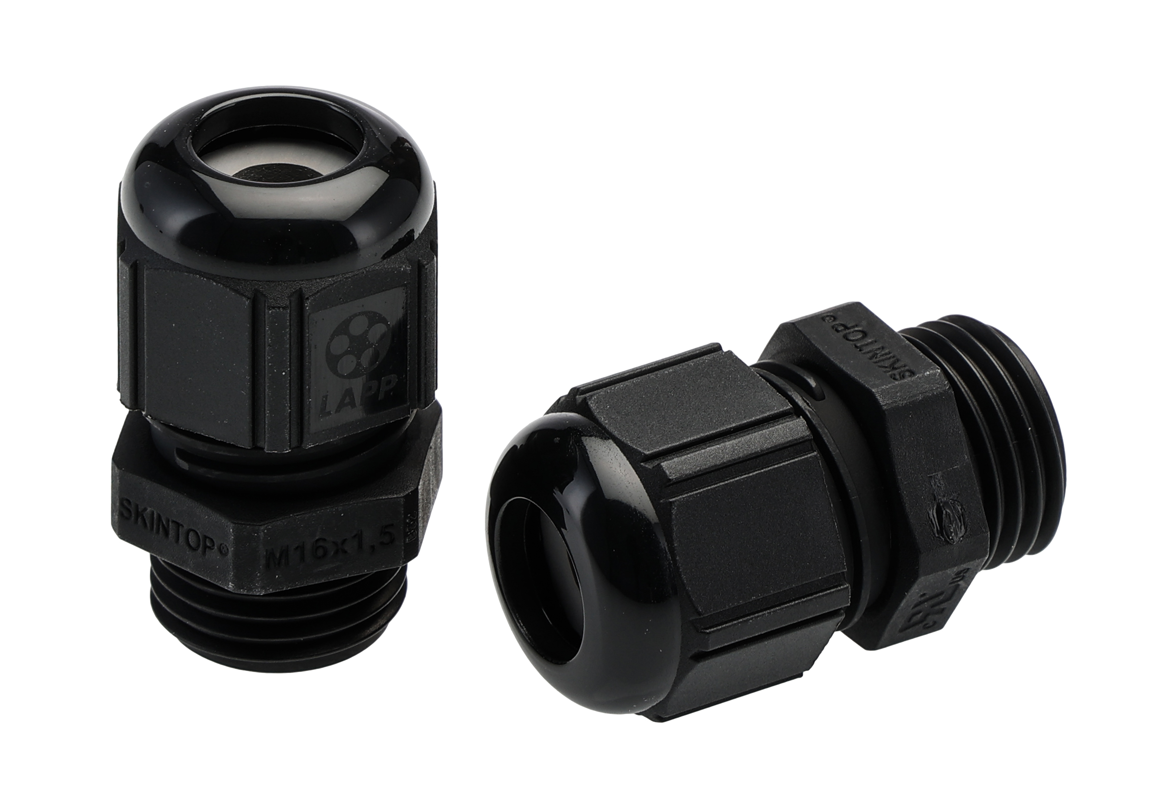 Lapp SKINTOP Series Black Polyamide Cable Gland, M16 Thread, 19mm min., 21.1mm max., IP69