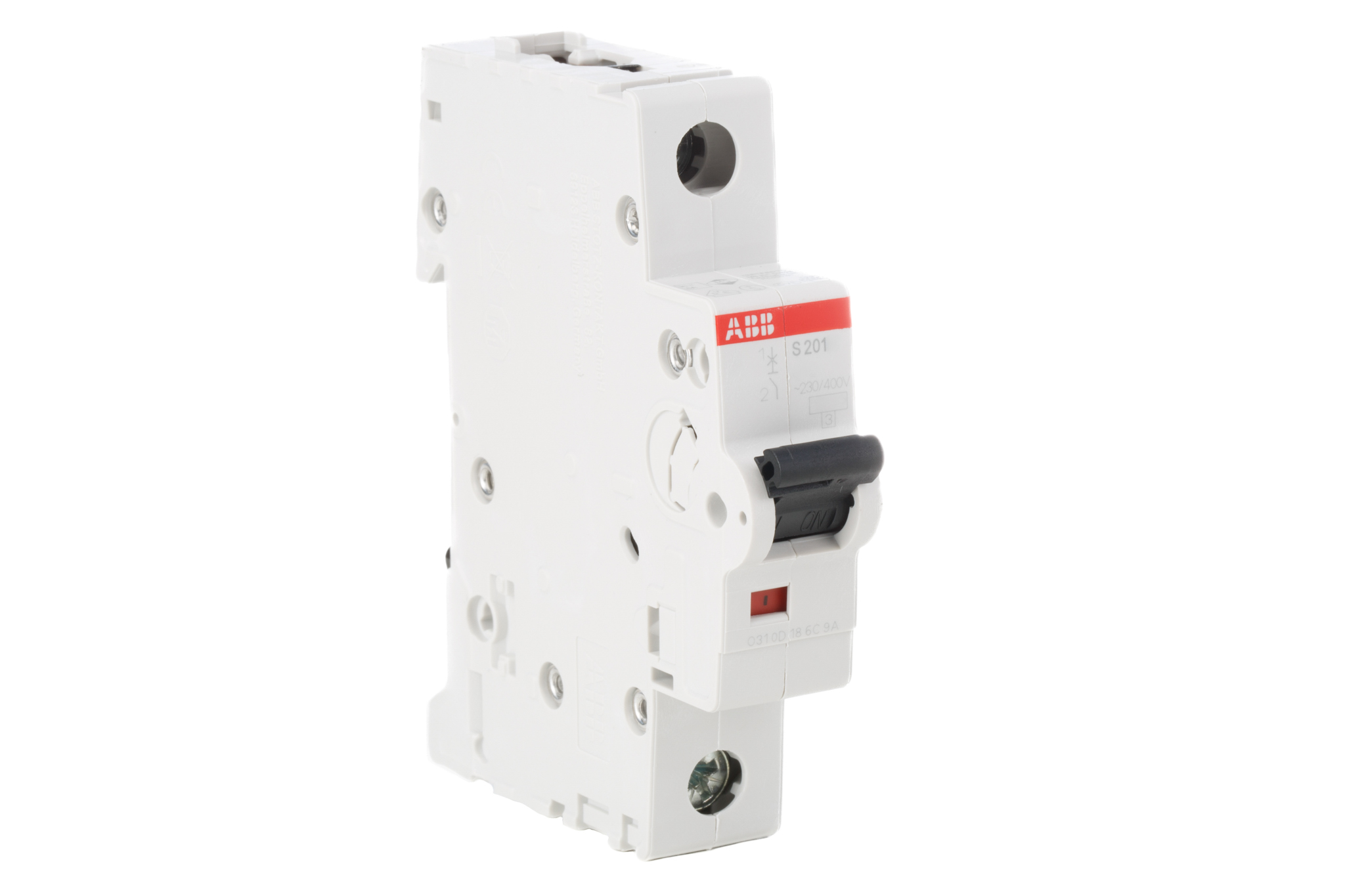 ABB System Pro M Compact S200 MCB, 1P, 6A Curve B, 253V AC, 72V DC, 6 kA Breaking Capacity