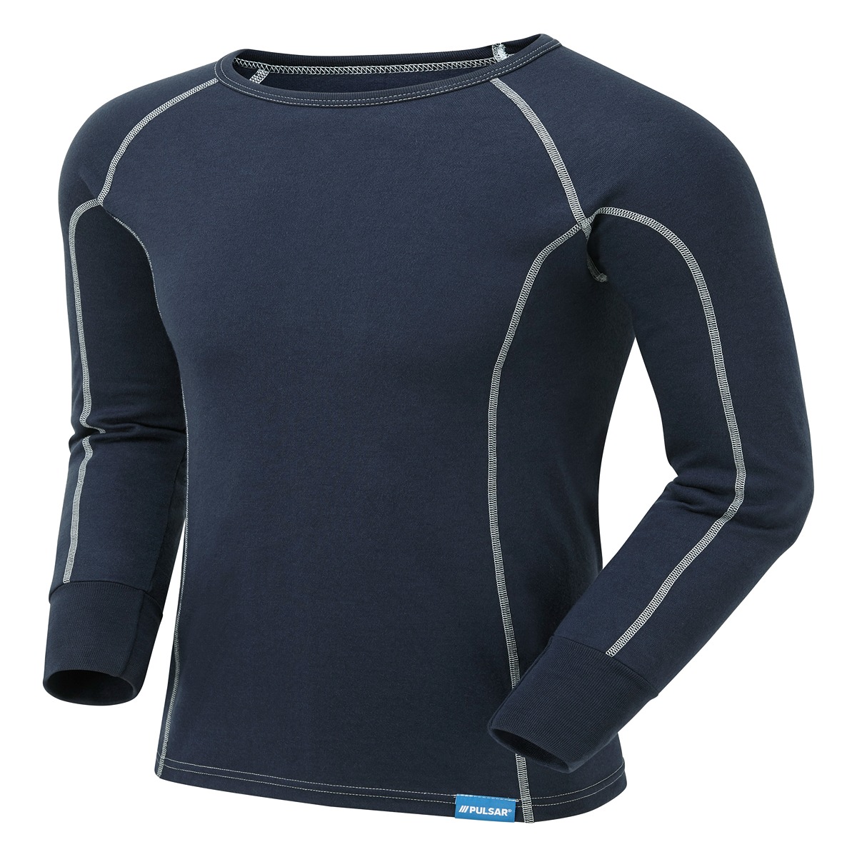 PULSAR Navy 50% Polyester, 50% Viloft Thermal Shirt, XXL