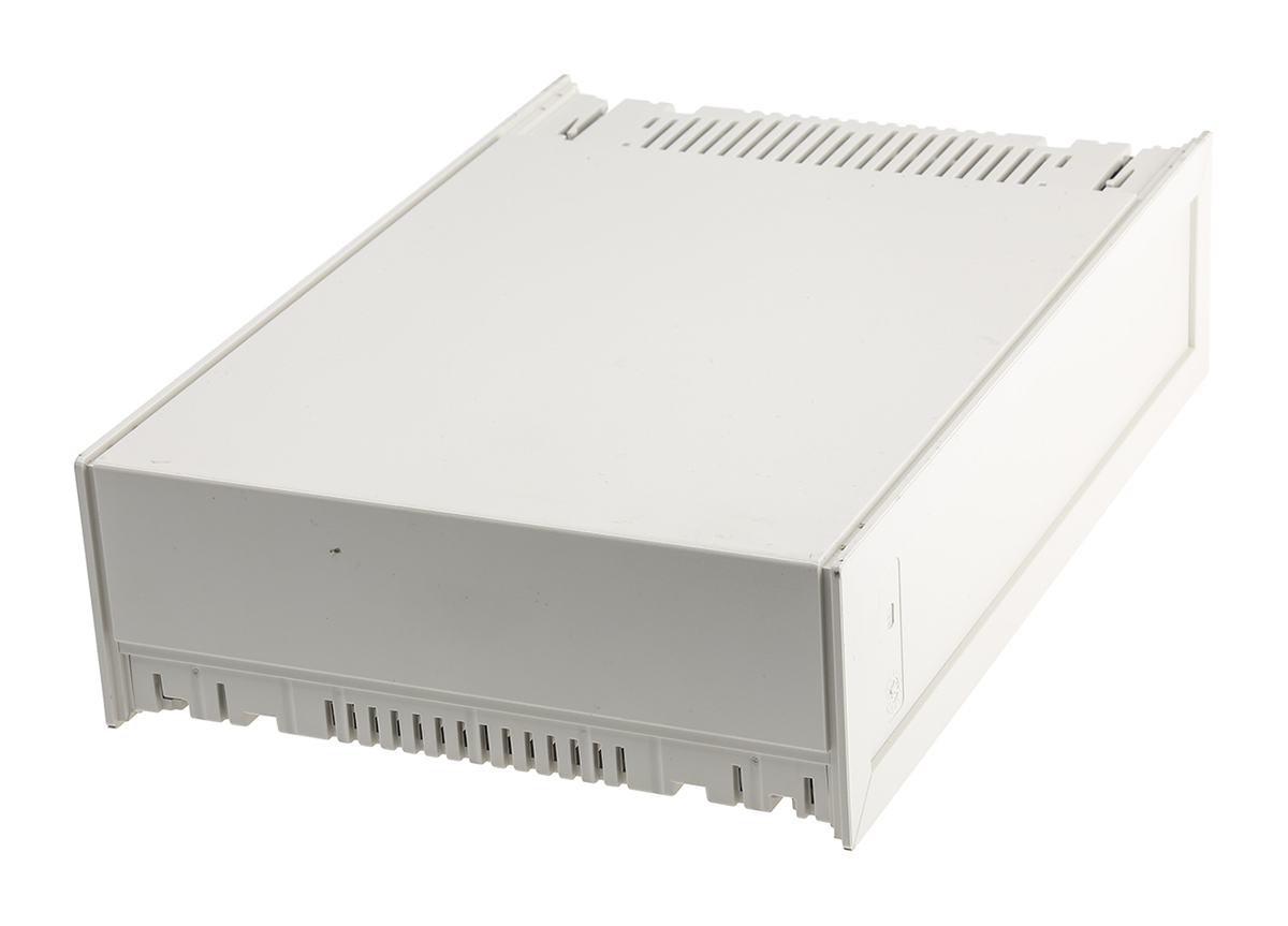 OKW Multitec White ABS Instrument Case, 290 x 200 x 74mm