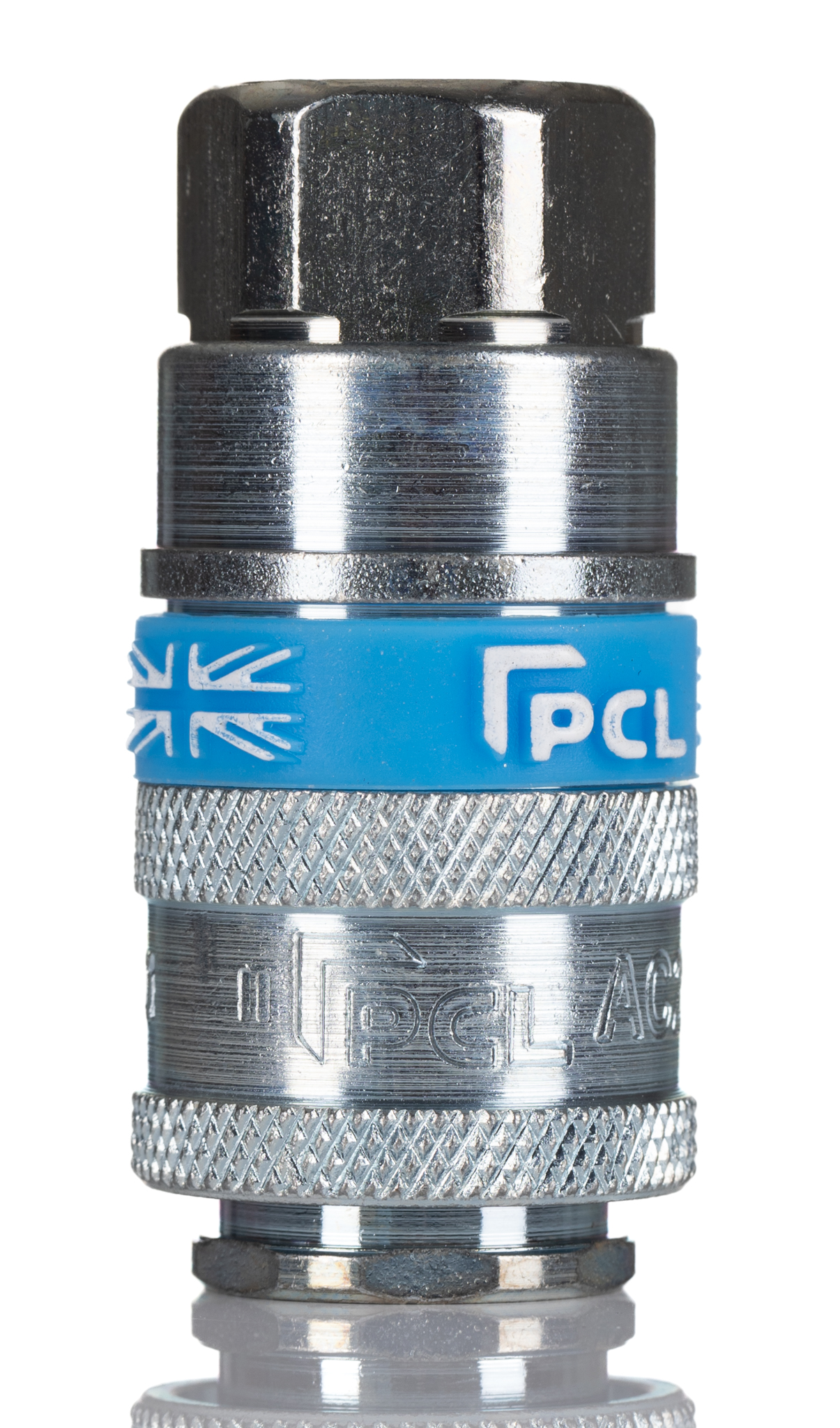 PCL Steel Female Pneumatic Quick Connect Coupling, Rp 1/4 Female Threaded