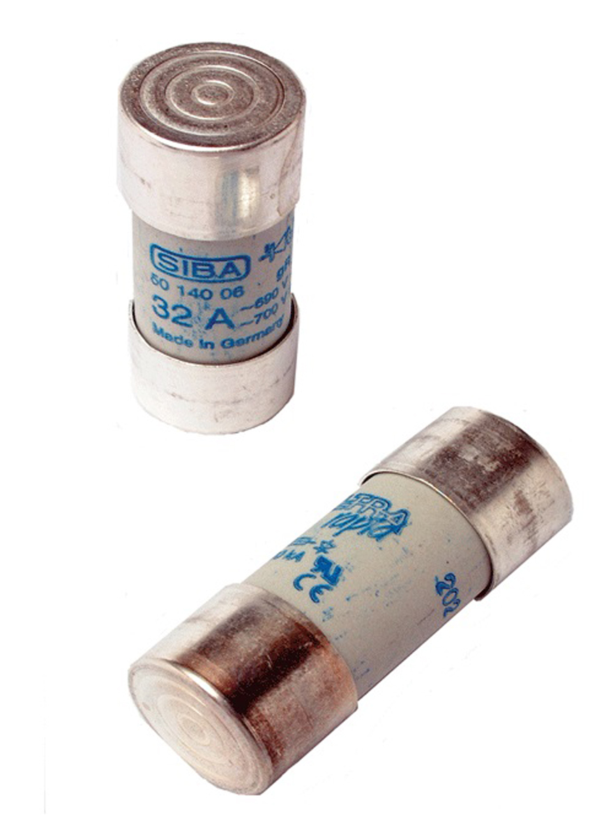 SIBA 16A Ceramic Cartridge Fuse, 22 x 58mm
