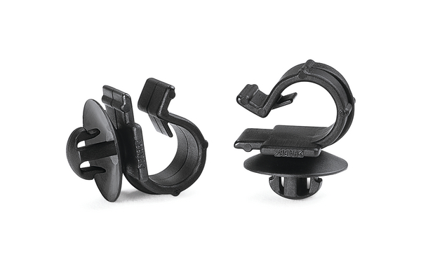 HellermannTyton Black Nylon cable clip, 6.7mm Max. Bundle