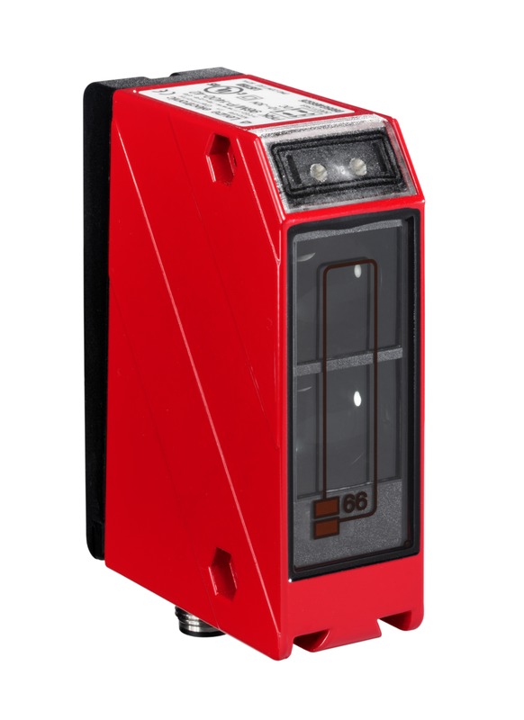 Leuze Retroreflective Photoelectric Sensor, Rectangular Sensor, 18 m Detection Range