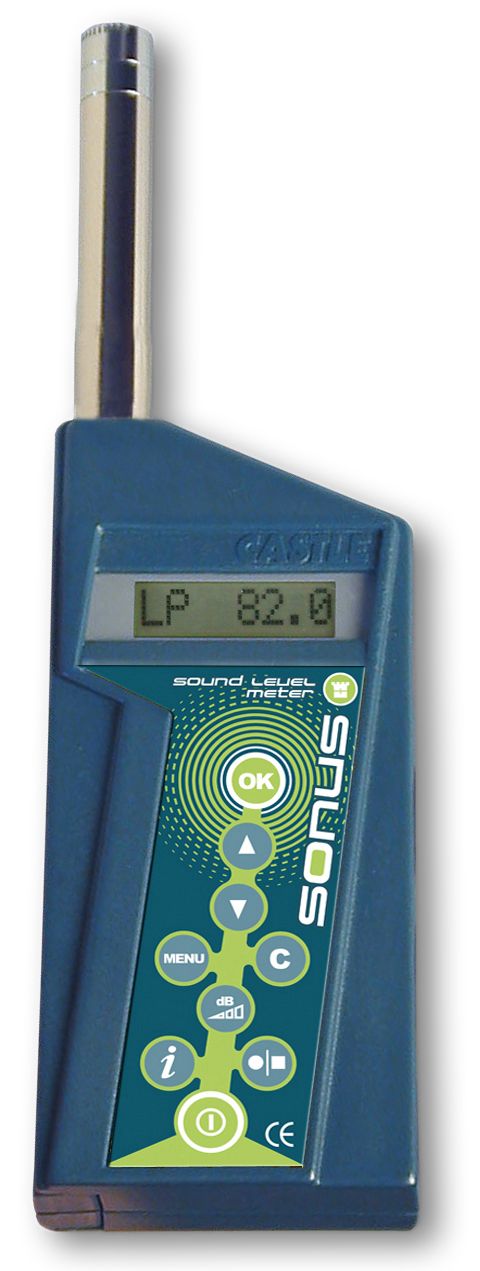 Castle Sonus GA216B Class 2 Sound Level Meter, 35dB to 140dB, 8kHz max