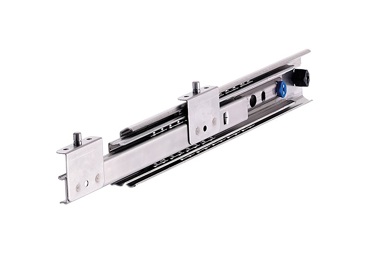 Accuride Self Closing Stainless Steel Drawer Runner, 700mm Closed Length, 120kg Load