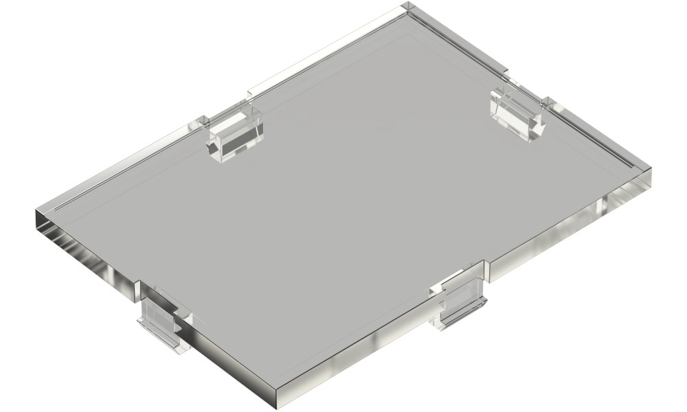 RS PRO, 41.5 x 29.95 x 4.8mm, ABS DIN Rail Enclosure