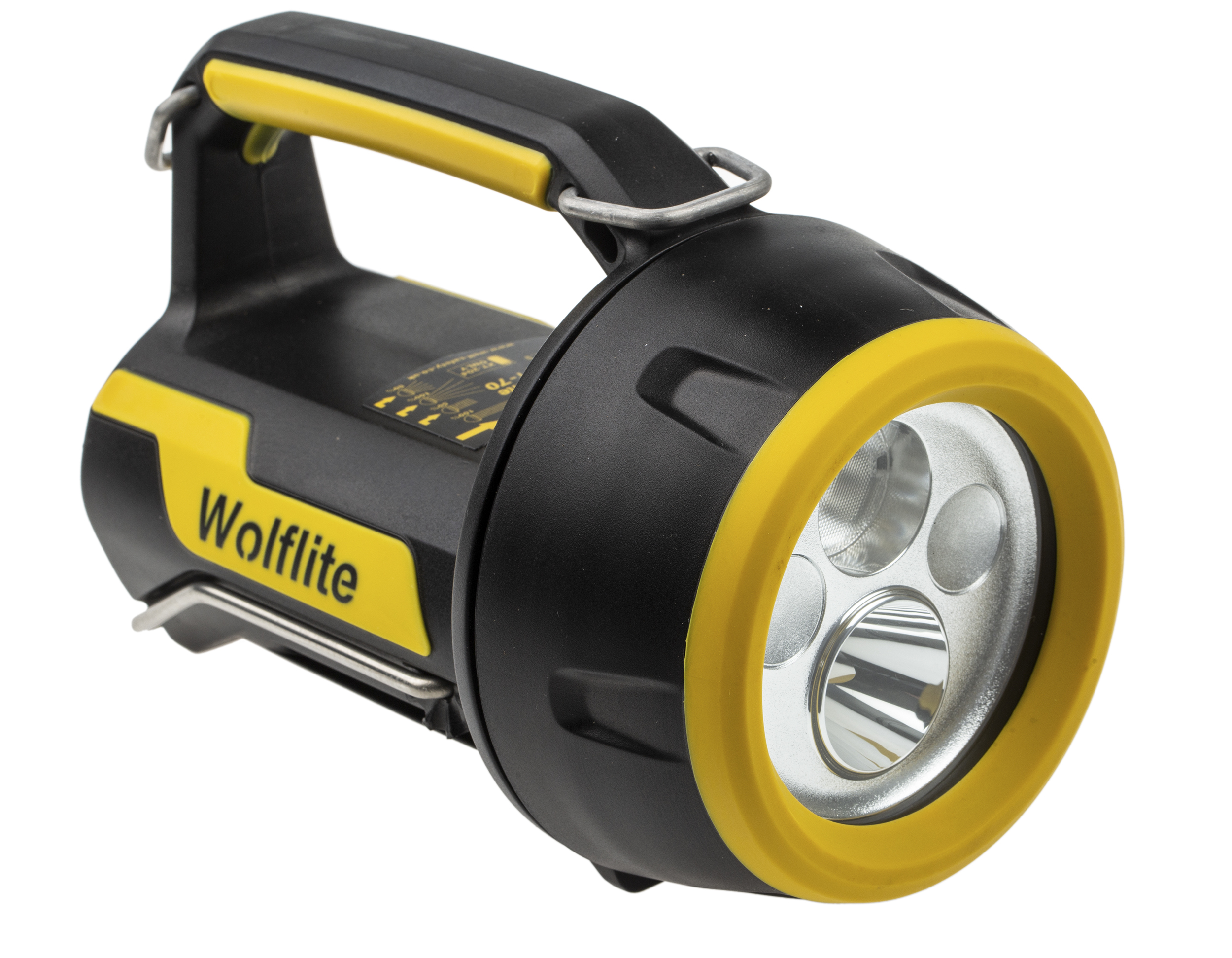 Wolf Safety ATEX, IECEx LED Hand Lamp Black - Rechargeable 430 lm