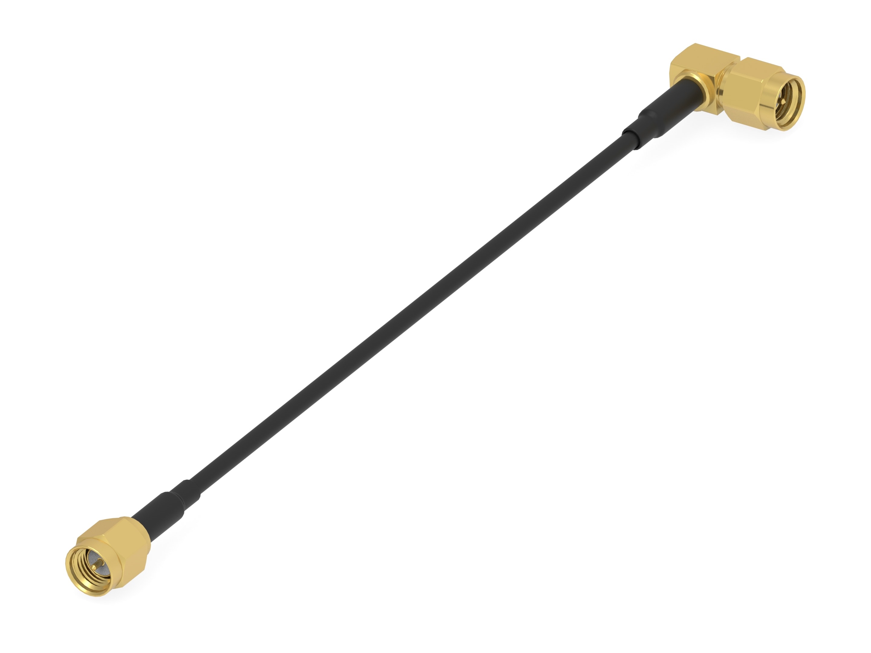 TE Connectivity L000869 Series Male SMA to Male SMA, 609.6 mm 50 Ω