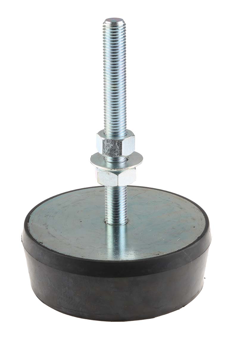 RS PRO Cylindrical M20 Anti Vibration Mount with 1600kg Compression Load