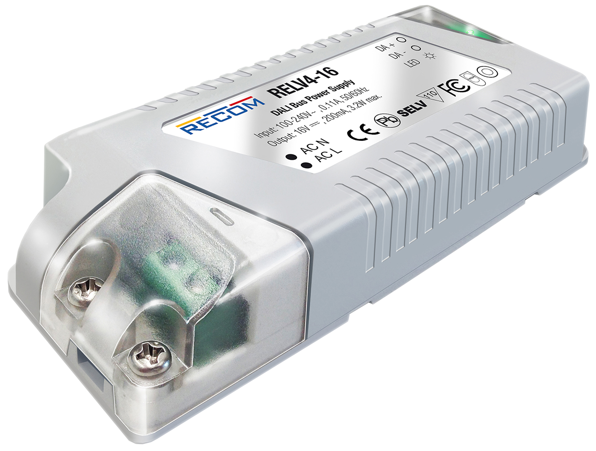 Recom DALI Power Supply, 3.2W Output, 200mA Output, Constant Current