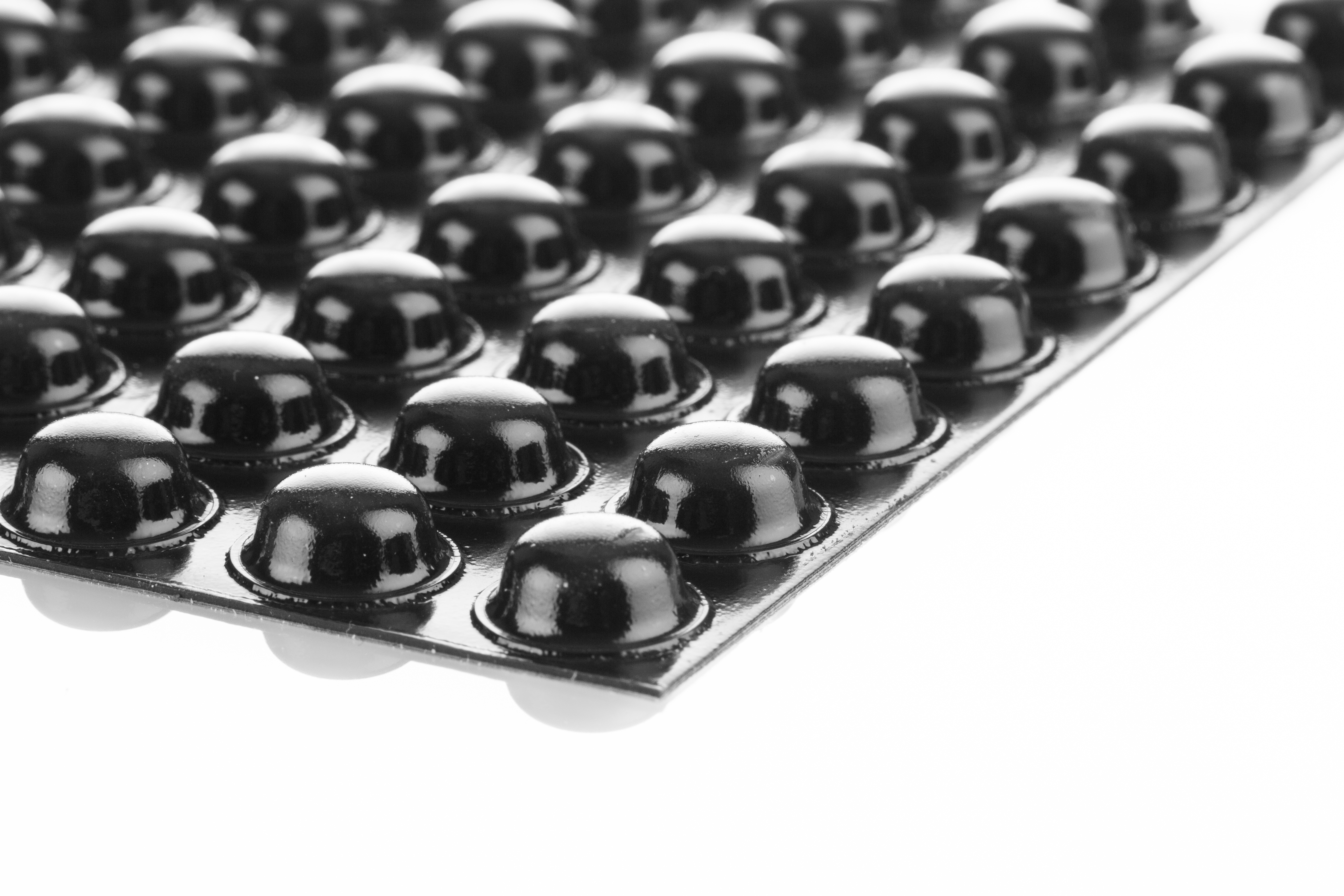 3M Hemispherical PUR Self Adhesive Feet, 11.2mm diameter x 5mm height