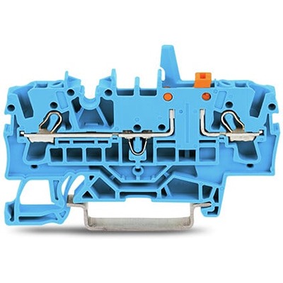 WAGO 2002-1674/401-000 TOPJOB S Series Blue, 2.5mm², 1-Level, Push In Termination, ATEX, CSA, IECEx