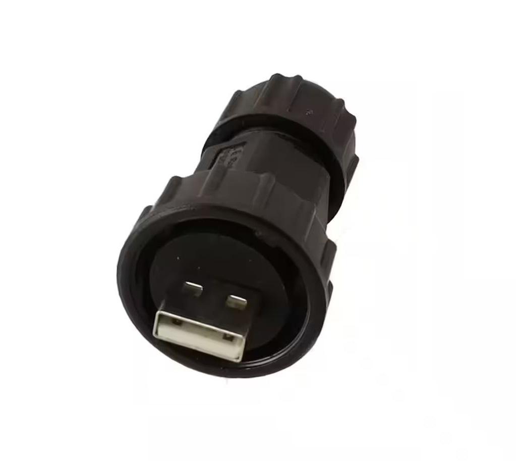 Amphenol Communications Solutions Straight, Cable Mount, Plug 2.0 IP67 USB Connector