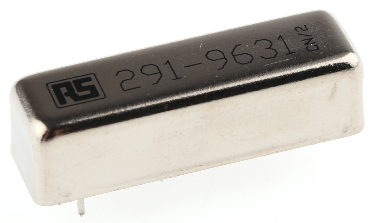RS PRO PCB Mount Reed Relay, 48V dc Coil, SPST, 200V dc Max, 1 A Max, 12000Ω